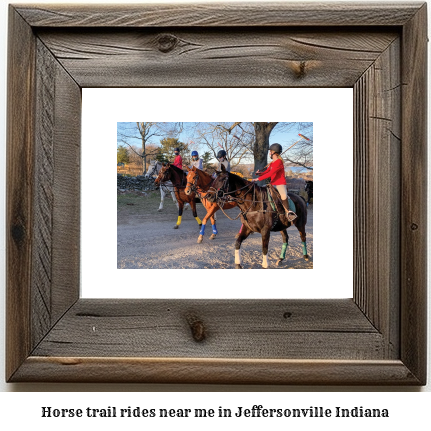 horse trail rides near me in Jeffersonville, Indiana